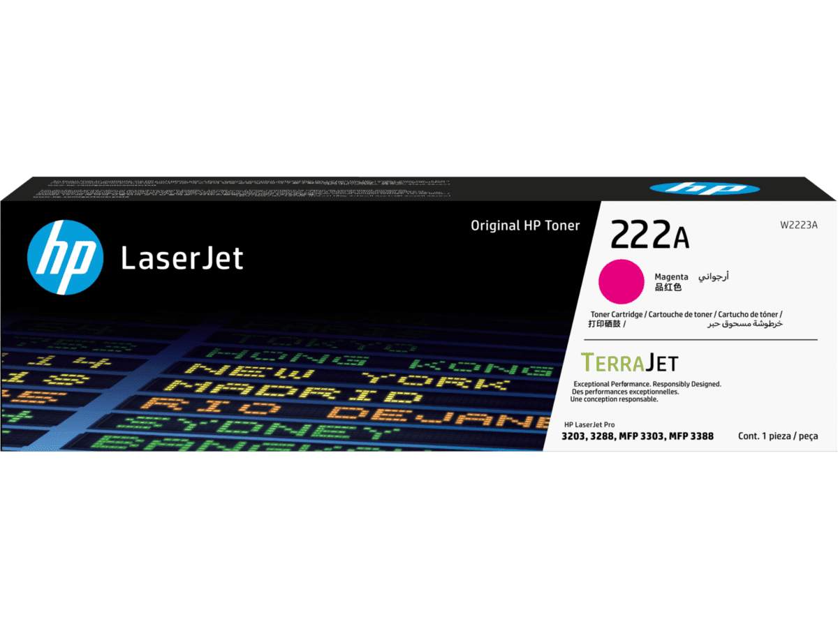 HP 222A MAGENTA ORIGINAL LASERJ TONER CARTRIDGE