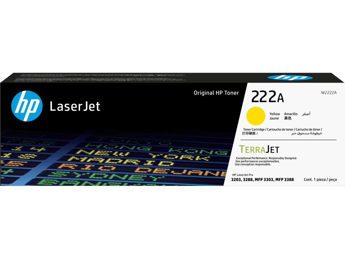HP 222A YELLOW ORIGINAL LASERJE TONER CARTRIDGE