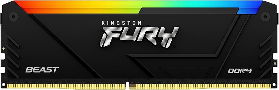 RAM FURY BEAST DIMM 32GB DDR4 3200 MHZ CL16 NEGRO RGB