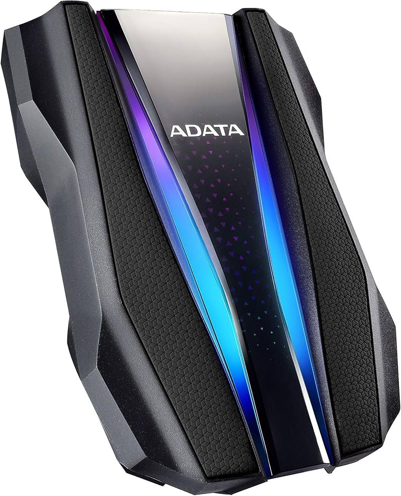 ADATA DISCO DURO EXTERNO HDD HD770 RGB 1 TB Resistente a golp