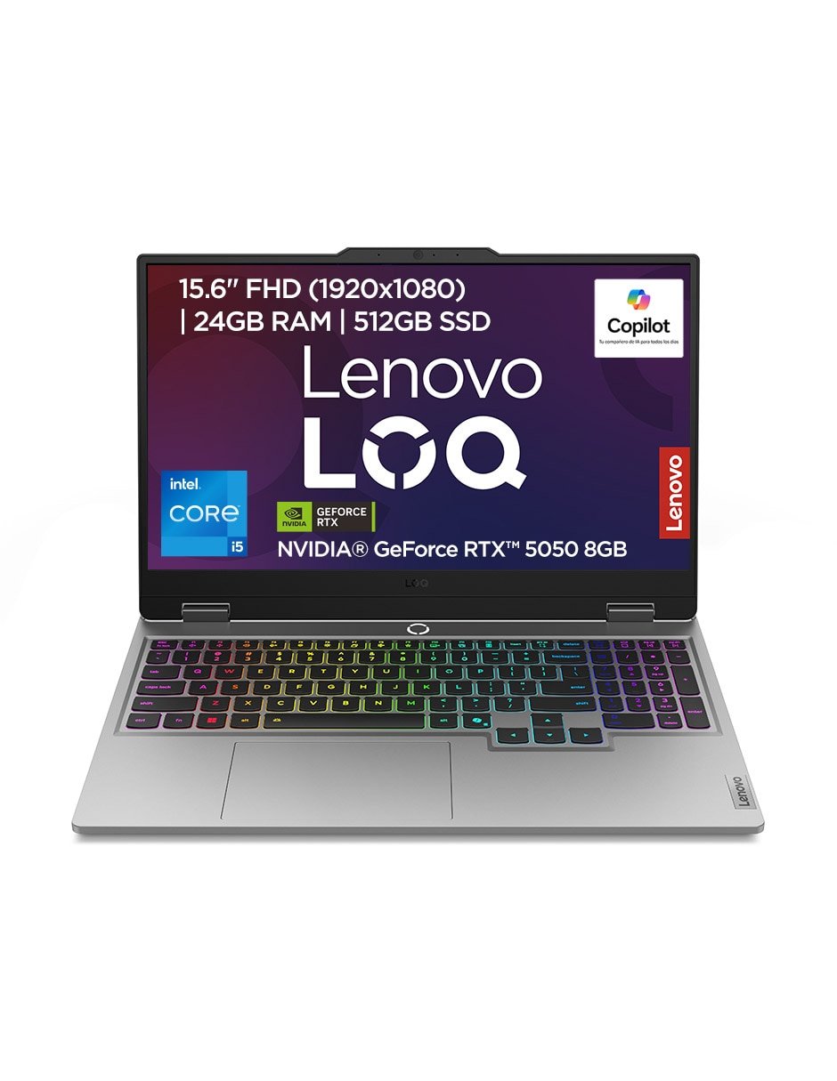 LENOVO LOQ 15IRX10 15.6IN CI5-13450HX 24GB 512G SSD RTX 5050