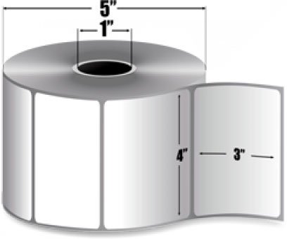 ZEBRA 1 ROLLO ETIQUETAS DESKTOP TT 4INX3IN Z-PERFORM