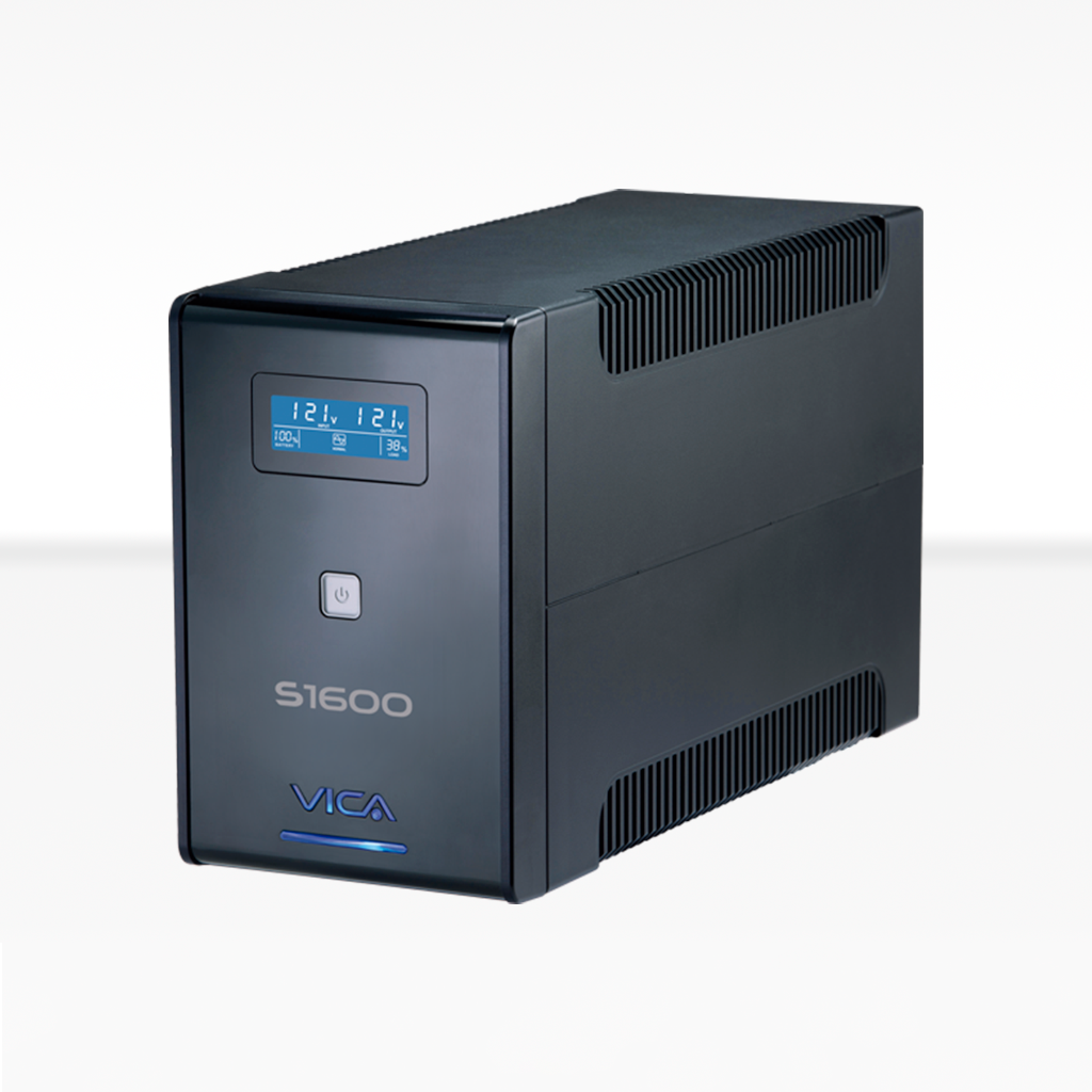 VICA S1600 NOBREAK 1600VA/900W PANTALLA LCD 10 TOMAS SW MONITOREO