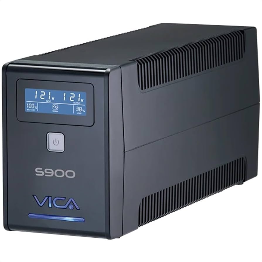 VICA S900 NOBREAK 900VA/550W PANTALLA LCD 8 TOMAS SW MONITOREO