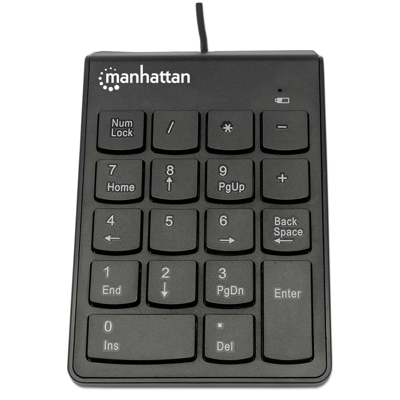 TECLADO NUMERICO ALAMBRICO USB NEGRO