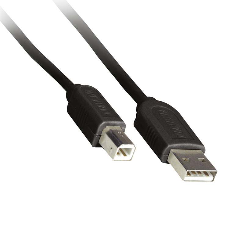 CABLE USB A-B 1.8M IMPRESORA NEGRO