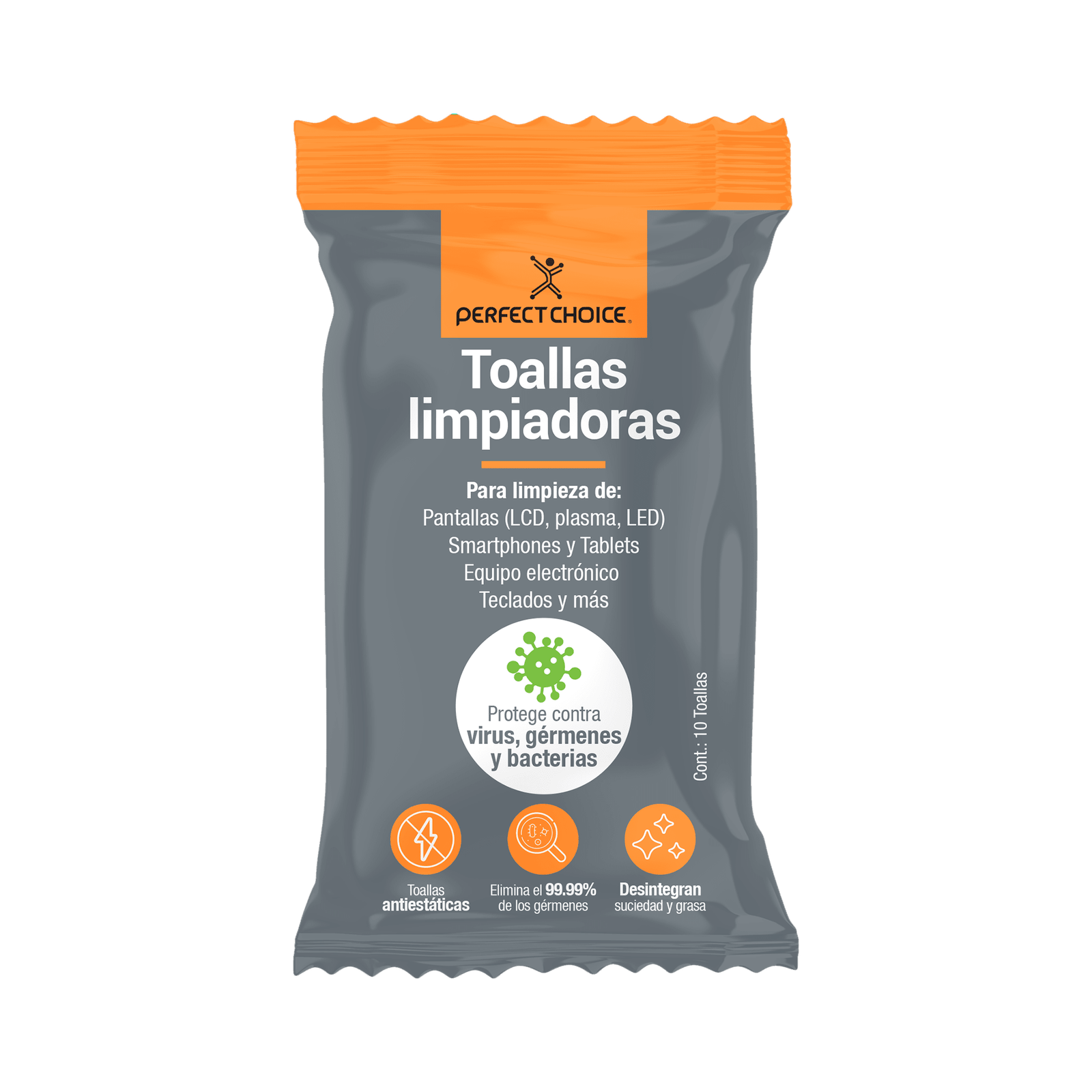 TOALLAS LIMPIADORAS PARA CELULARES Y CONSOLAS PORTATILES