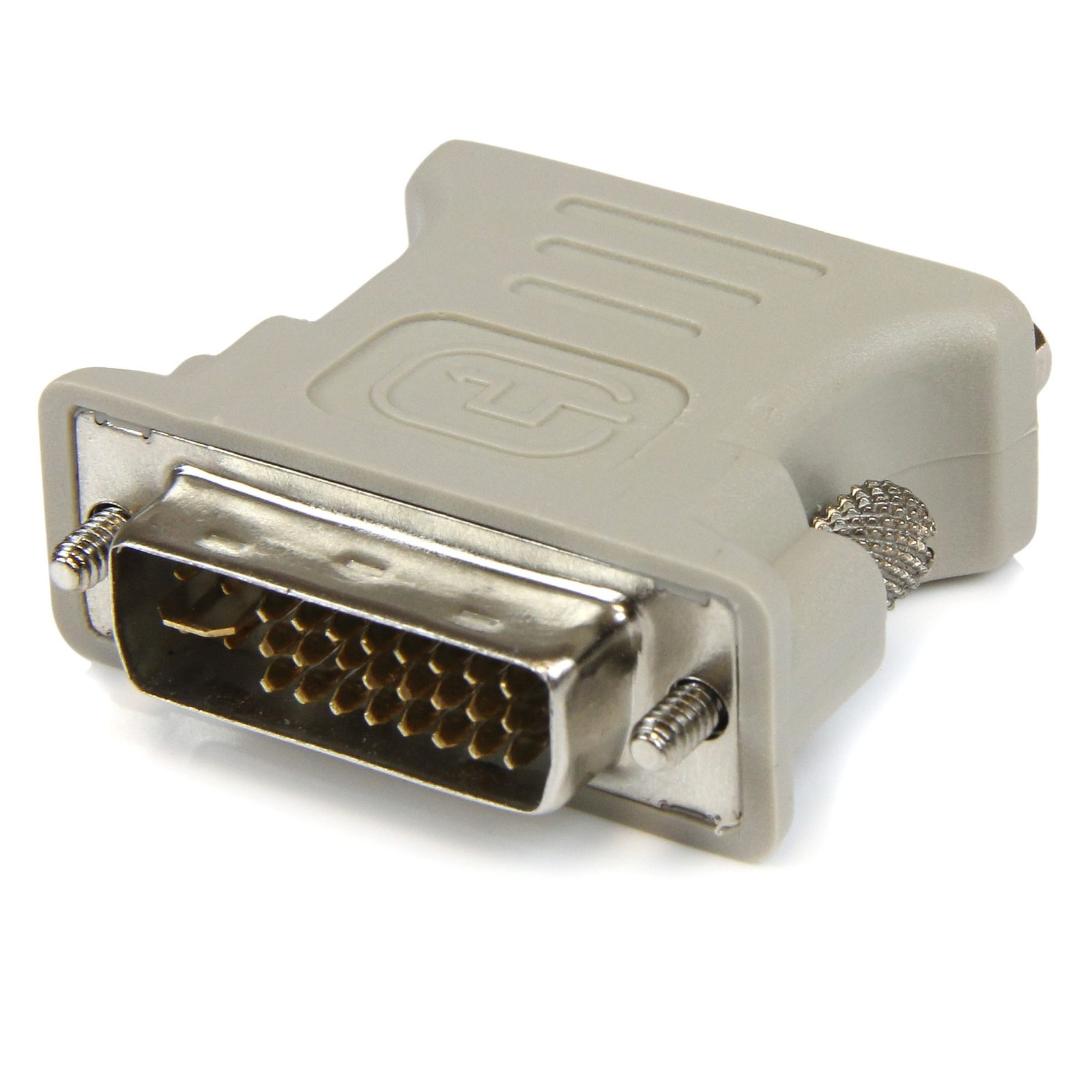 ADAPTADOR CONVERTIDOR DVI-I A VGA HD15 BLANCO