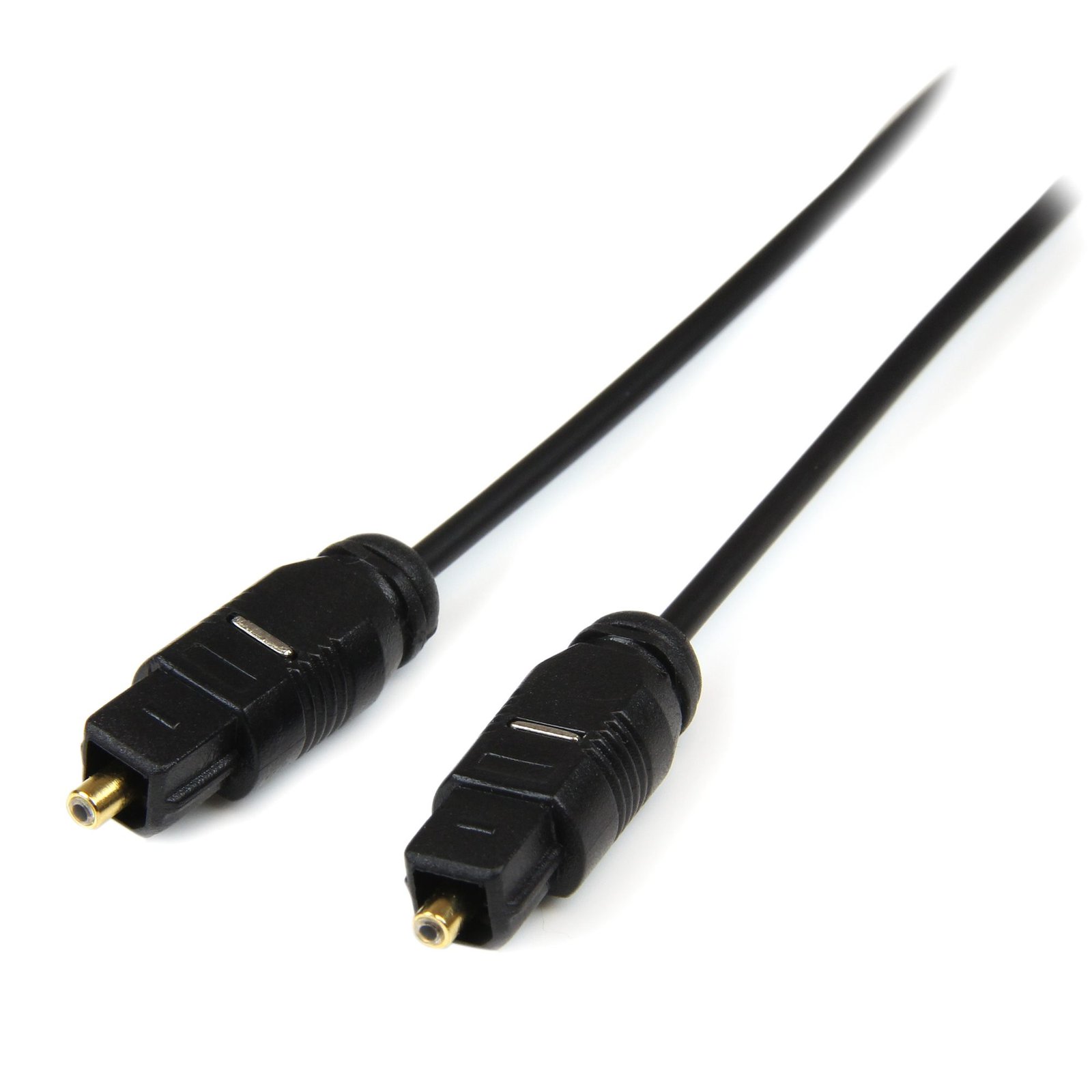 CABLE 3M TOSLINK OPTICO AUDIO DIGITAL SPDIF DELGADO NEGRO  .