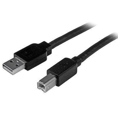 CABLE 15M METROS USB B MACHO A USB A MACHO ACTIVO IMPRESORA .