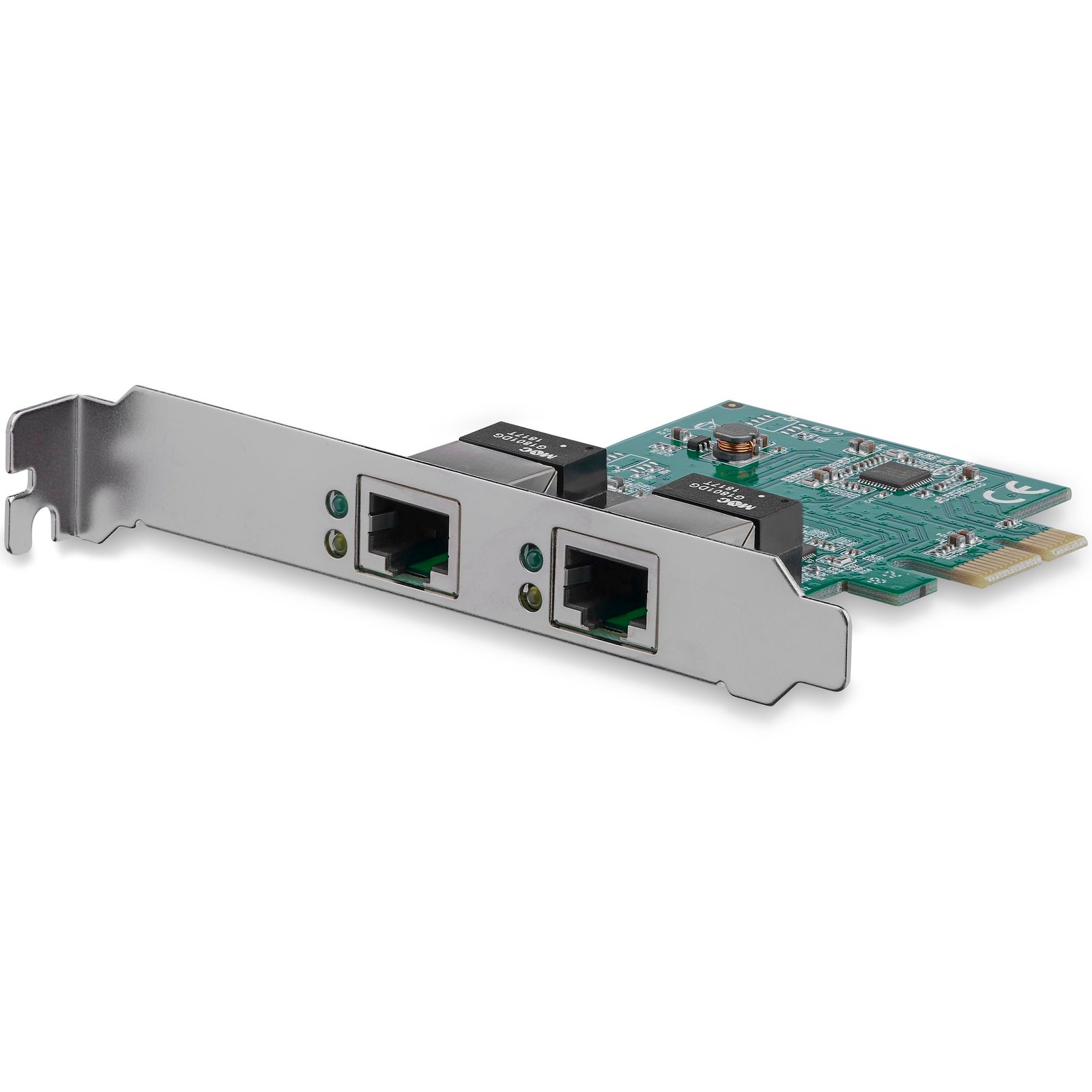 TARJETA RED GIGABIT ETHERNET 2 PUERTOS PCI EXPRESS NIC RJ45 .