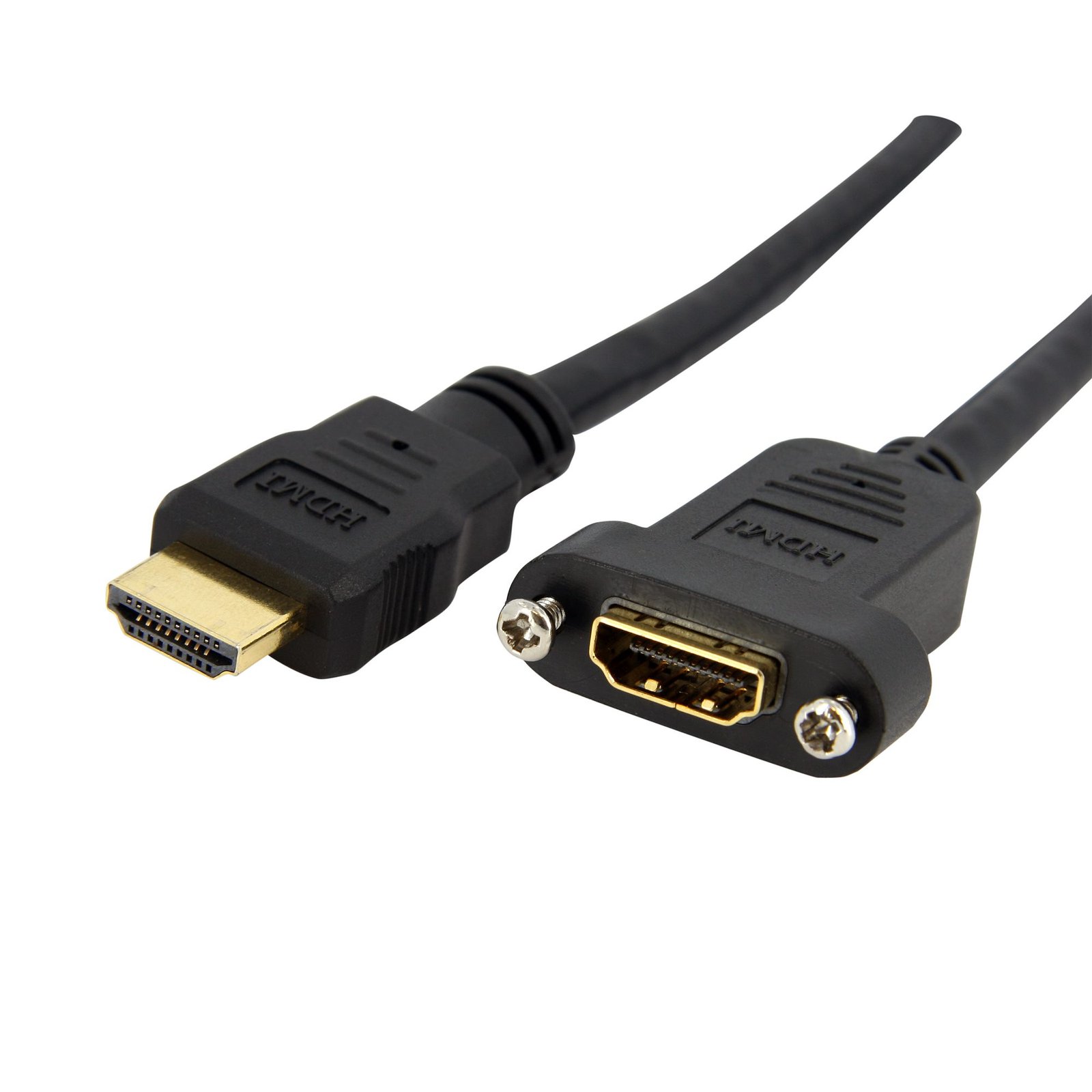 CABLE HDMI DE 91CM DE PANEL HEMBRA A MACHO