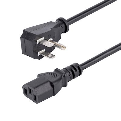 CABLE DE 1.8M DE ALIMENTACION PLANO NEMA 5-15P A C13 PARA PC