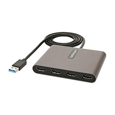 ADAPTADOR USB 3.0 A 4X HDMI USB-A A 4 MONITORES - 1080P