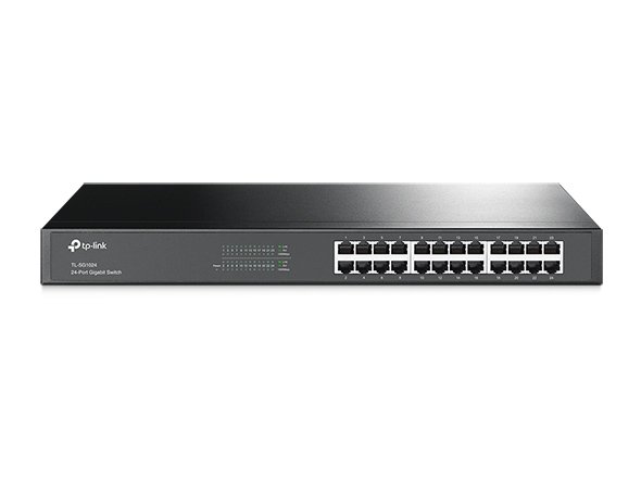 SWITCH CON 24 PUERTOS GIGABIT.