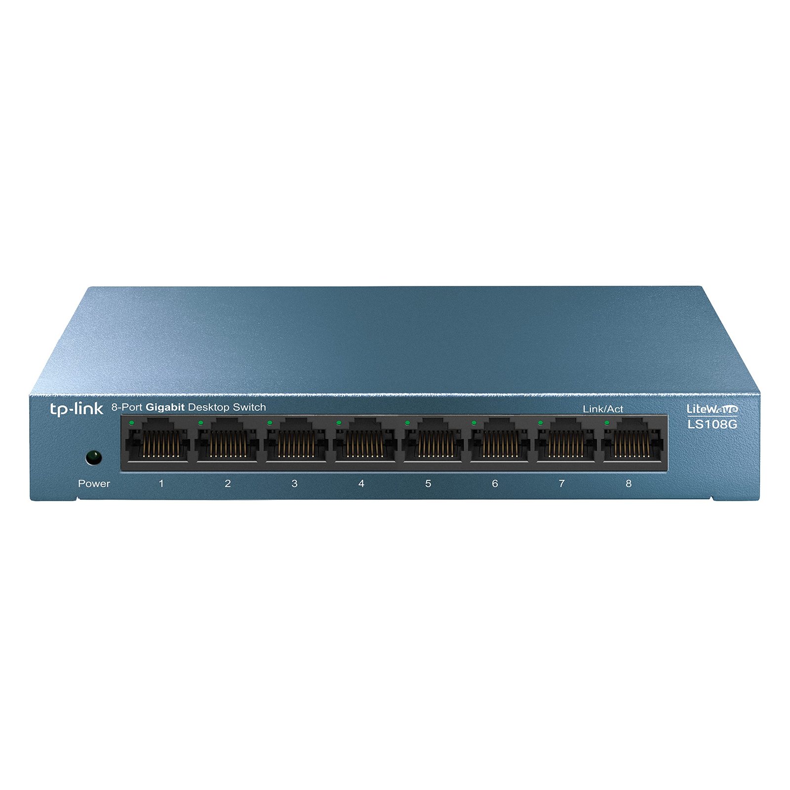 SWITCH DESKTOP DE 8 PUERTOS GIGABIT AUTO-MDI/MDIX LITEWAVE