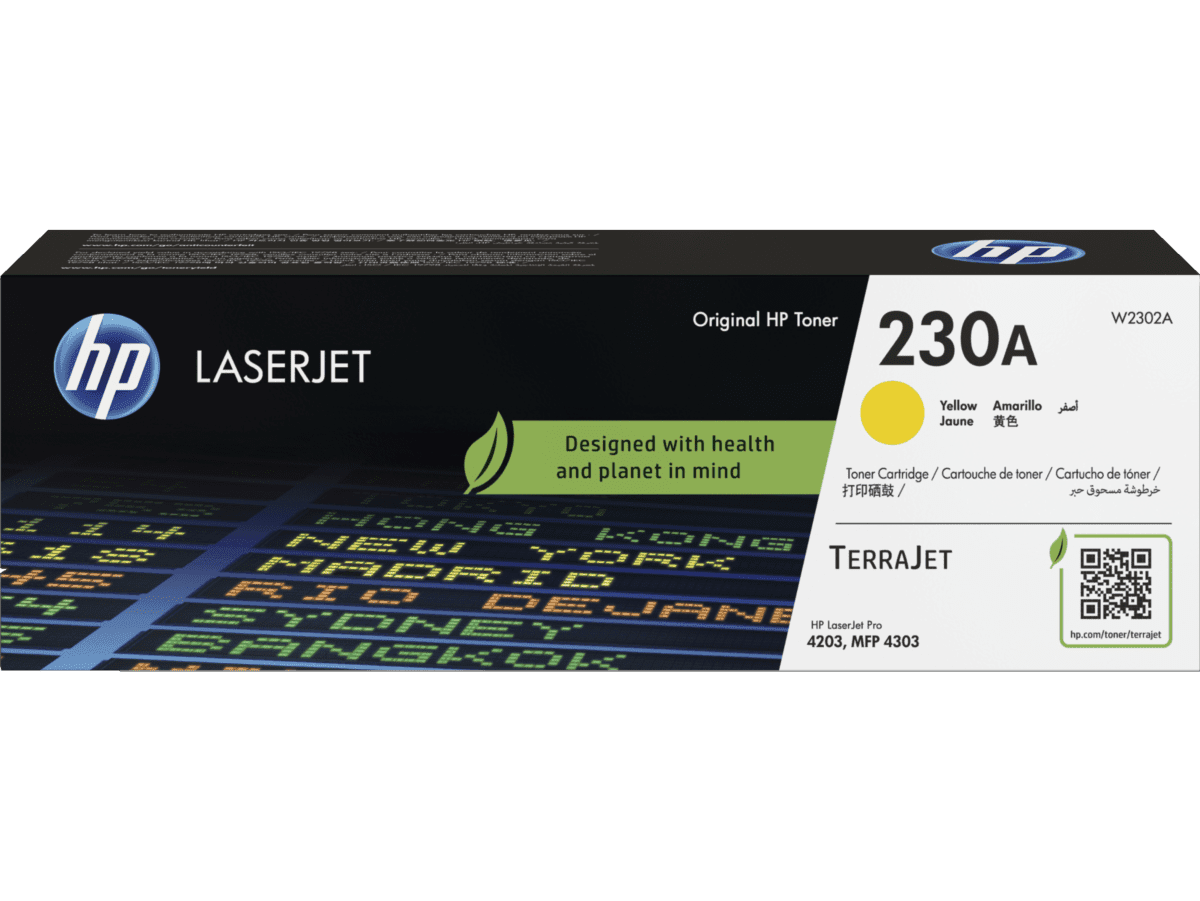 HP 230A YELLOW ORIGINAL LASERJE T TONER 1800PAGS