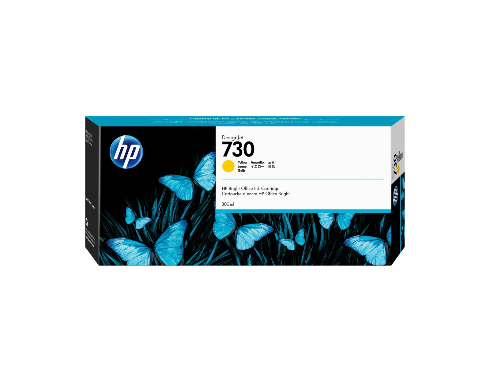 HP 730 AMARILLO 300ML TINTA AMPLIO FORMATO P2V70A