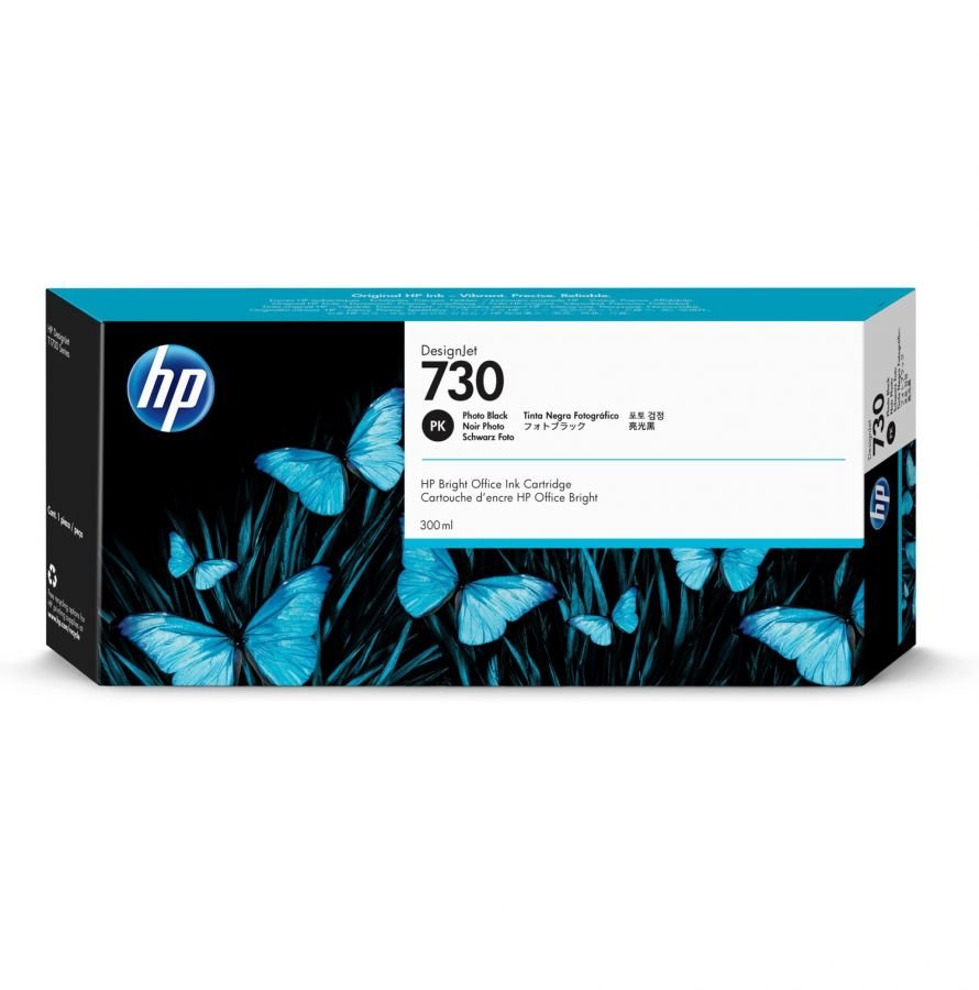 HP 730 NEGRO FOTO 300ML TINTA AMPLIO FORMATO P2V73A