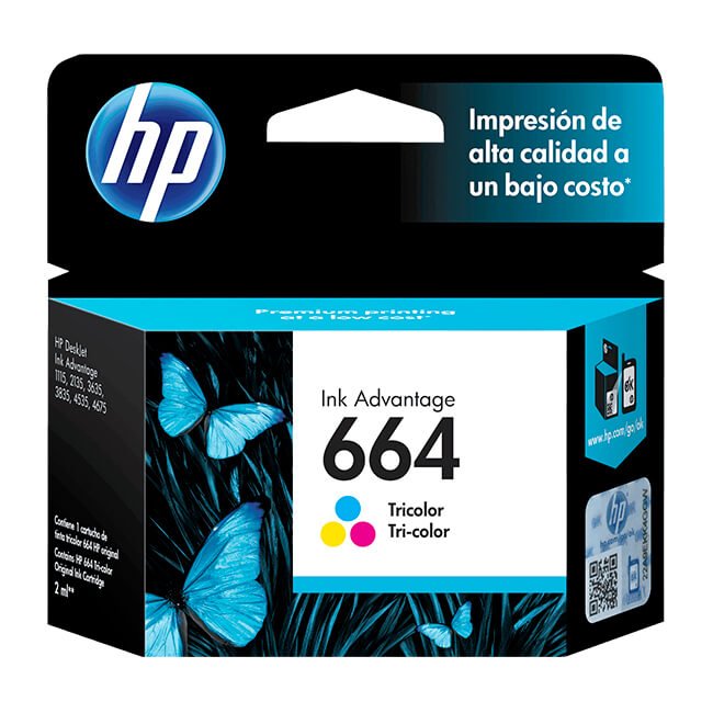 TINTA TRI-COLOR HP 664