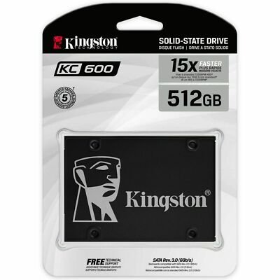 SSD ESTADO SOLIDO KINGSTON 256GB KINGSTON KC600 SATA3 2.5 SSD