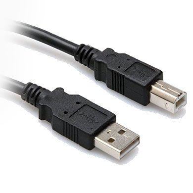 CABLE USB V2.0 A-B 1.8 M NEGRO BROBOTIX