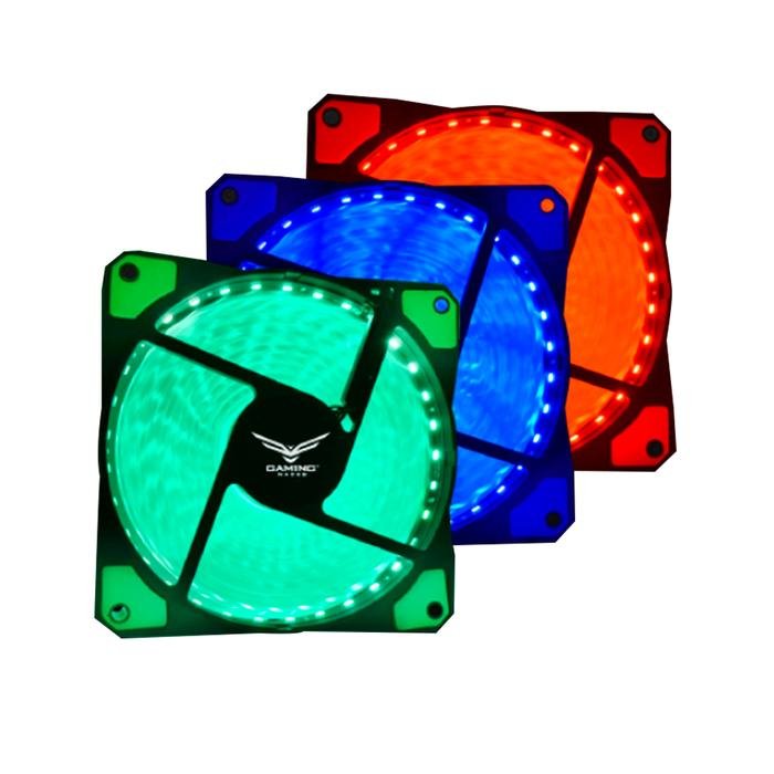 VENTILADOR AZUL 33LED 120MM MOL EX 3 PINES